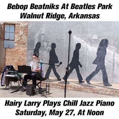 No Inspired Unreality open game chat today. We had a great time last week discussing many things including restarting If You Play You Win actual play in the near future.

Today I'm playing with Bebop Beatniks at Beatles Park in Walnut Ridge. The show starts at noon and will be livestreamed on Youtube.

https://www.youtube.com/hairylarry

I'm really looking forward to this.