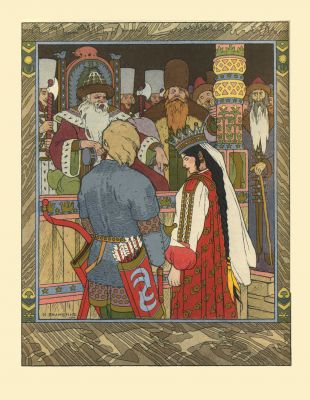 Prince Ivan the Firebird and the Grey Wolf